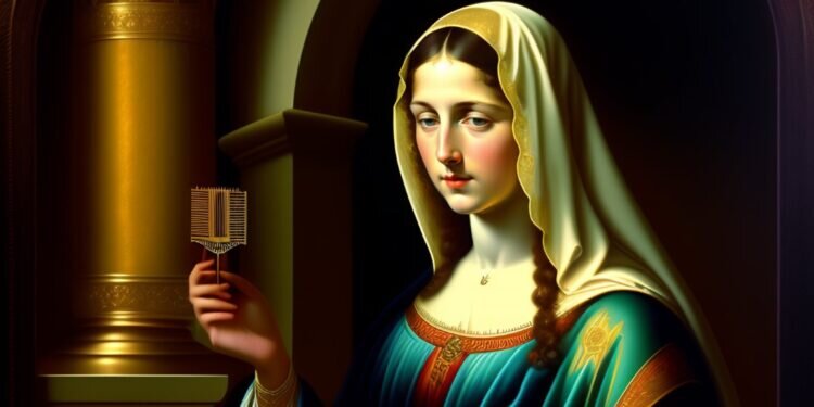 Un pelo de la Virgen María en la Catedral de Valencia