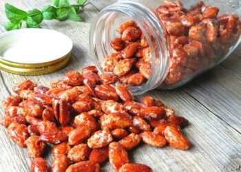 Almendras garrapiñadas