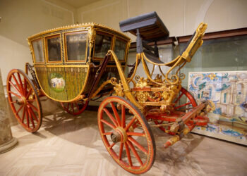 Se cumplen cien años de la última salida de la carroza del Marqués de Llanera, para la Coronación de la Virgen