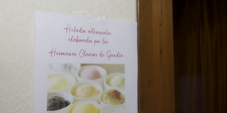 Las Clarisas de Gandia Vuelven a Vender Helados Artesanales Este Verano