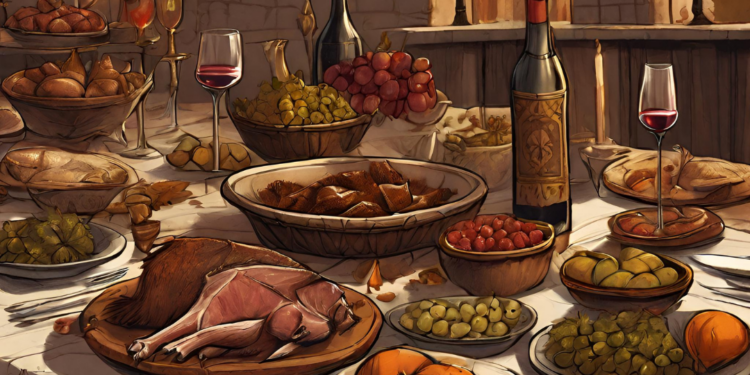 Aspectos Gastronómicos y Políticos de los Banquetes en la Época Medieval