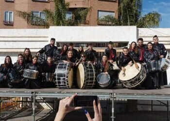 La Asociación de Tamborileros Hellín-Moncada celebran la XIV Jornada del Día del Tambor con 10 colectivos de cuatro provinicias