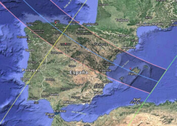 Eclipse solar total el 12 de agosto de 2026 en parte de España, incluida Valencia