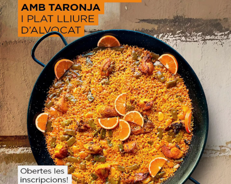 Sollana acogerá el I Concurs Provincial de Paella Valenciana amb Taronja y plato libre de alvocat